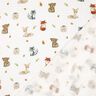 Double Gauze/Muslin woodland animals Digital Print | Poppy Fabrics – white/terracotta,  thumbnail number 4