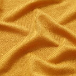Lightweight summer jersey viscose – curry yellow, 