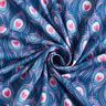 Cotton Jersey Peacock | Stoff&Liebe – royal blue/intense pink,  thumbnail number 3