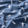 Cotton Jersey Feathers – denim blue,  thumbnail number 2