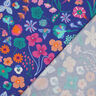 Cotton Poplin Meadow Flower Digital Print | Nerida Hansen – royal blue/light turquoise,  thumbnail number 4