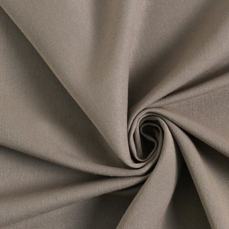 Bi-Stretch Gabardine – dark taupe,  image number 1