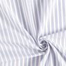 Bi-colour stripes cotton fabric – white/light blue,  thumbnail number 3