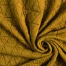 Quilted jersey diamonds – yellow olive,  thumbnail number 3