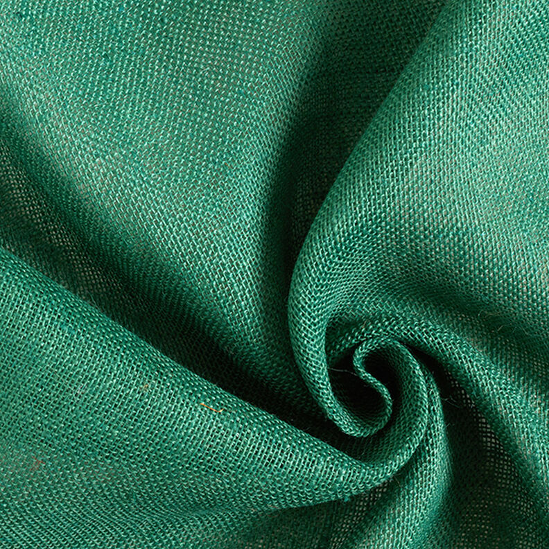 Decor Fabric Jute Plain 150 cm – fir green,  image number 1