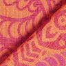 Beachwear hammam towel jacquard ornaments – red/peach orange,  thumbnail number 4
