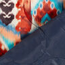 Three layered retro patterned velour quilted fabric – colour mix,  thumbnail number 7