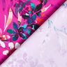 Swimsuit Fabric Watercolour Flowers – purple/white,  thumbnail number 4