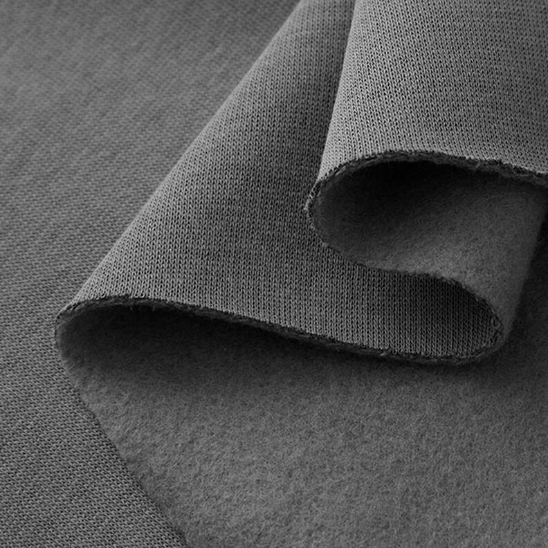 Brushed Sweatshirt Fabric – grey,  image number 4