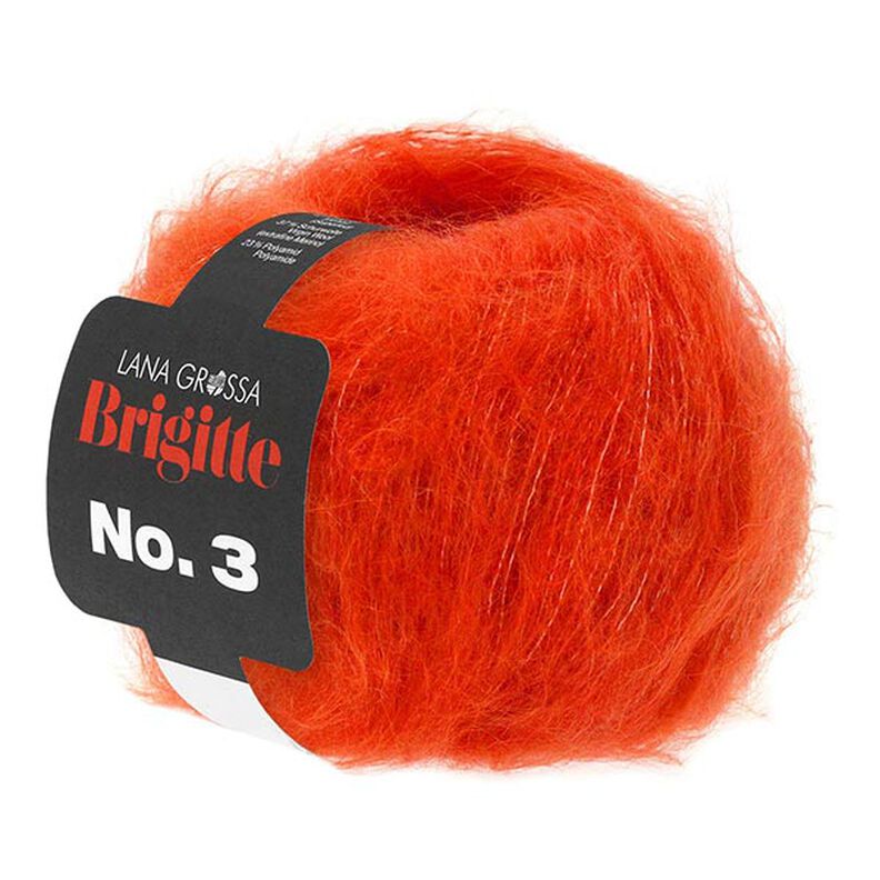 BRIGITTE No.3, 25g | Lana Grossa – fire red,  image number 1