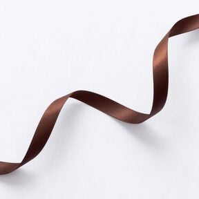 Satin Ribbon [9 mm] – dark brown, 