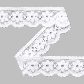 Stretch Lace [27 mm] - white, 