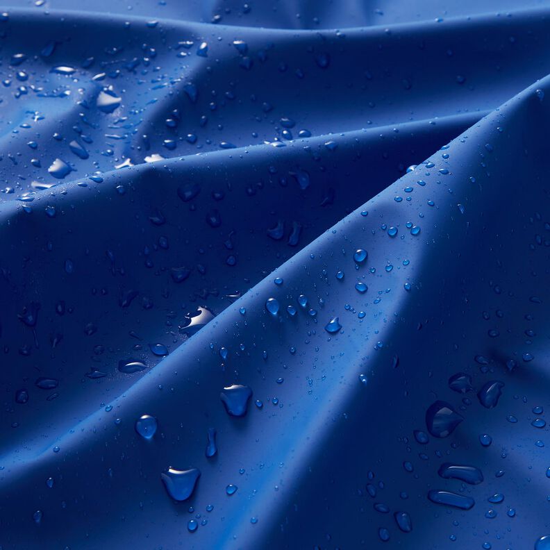 Plain raincoat fabric – royal blue,  image number 3