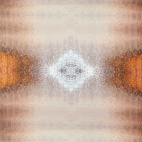 GOTS Cotton Jersey Mosaic | TCC x LOOKS by Wolfgang Joop – caramel/dark taupe, 
