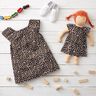 Double Gauze/Muslin Leopard Print – rosé/black,  thumbnail number 6