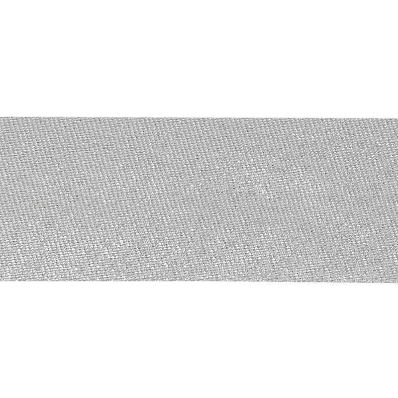 Bias binding Metallic [30 mm] – metallic silver,  image number 2