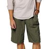 Linen fabric ramie mix stonewashed, heavy quality – dark olive,  thumbnail number 4