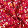 Cotton Cretonne Dogs at Christmas – red,  thumbnail number 3