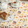 Decorative half Panama fabric Wine – natural,  thumbnail number 7