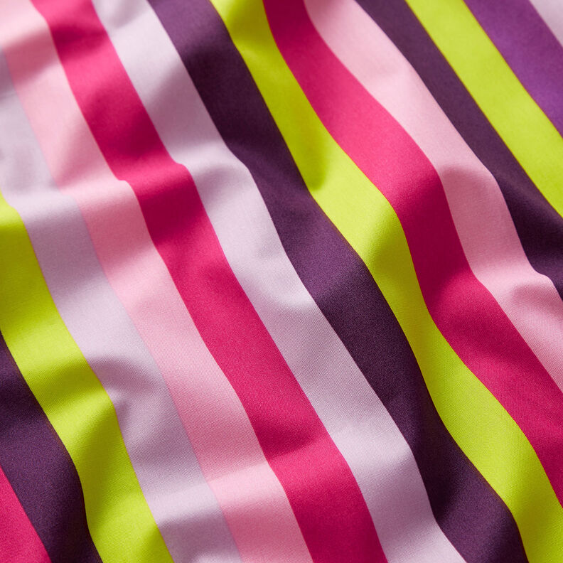 Cotton Poplin Summer Stripe | Nerida Hansen – lilac,  image number 2