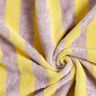 Towelling Fabric Bamboo Block Stripes – yellow/mauve,  thumbnail number 4