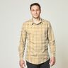 Cotton Vichy check 1 cm – mustard/white,  thumbnail number 8