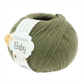 Cool Wool Baby, 50g | Lana Grossa – dark olive, 