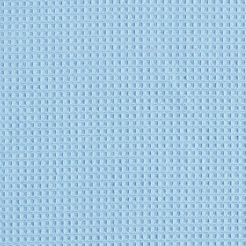 Towelling Fabric/Waffle Piqué Plain – light blue, image number 1
