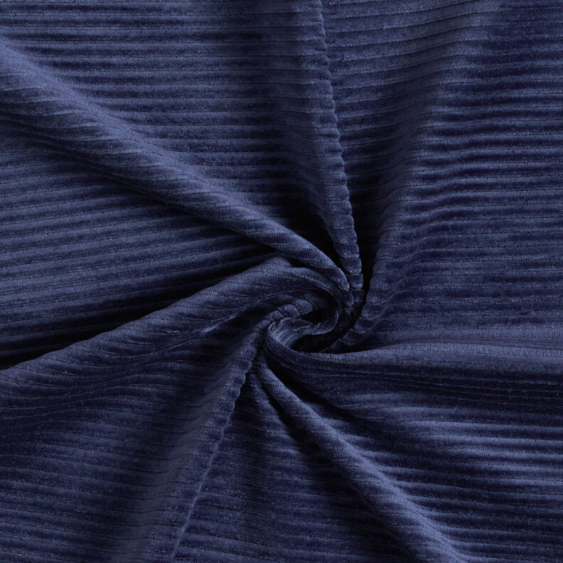 Chunky Corduroy Jersey Cross ribs – navy blue,  image number 1