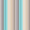Outdoor Deckchair fabric Longitudinal stripes 44 cm – cashew/turquoise,  thumbnail number 1