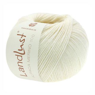 LANDLUST Alpaca Merino 100, 50g | Lana Grossa – white, 