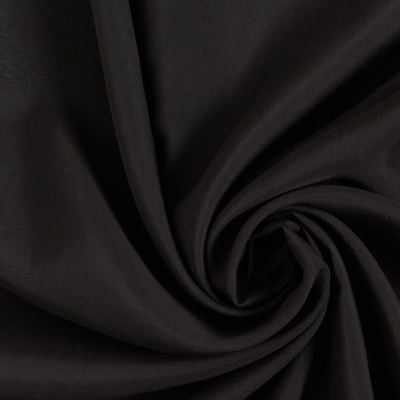 Lyocell blend blouse fabric – black,  image number 1