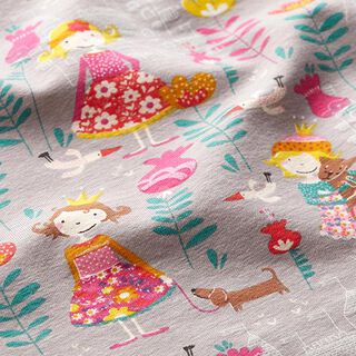 Cotton Jersey Perky Princess – grey, 