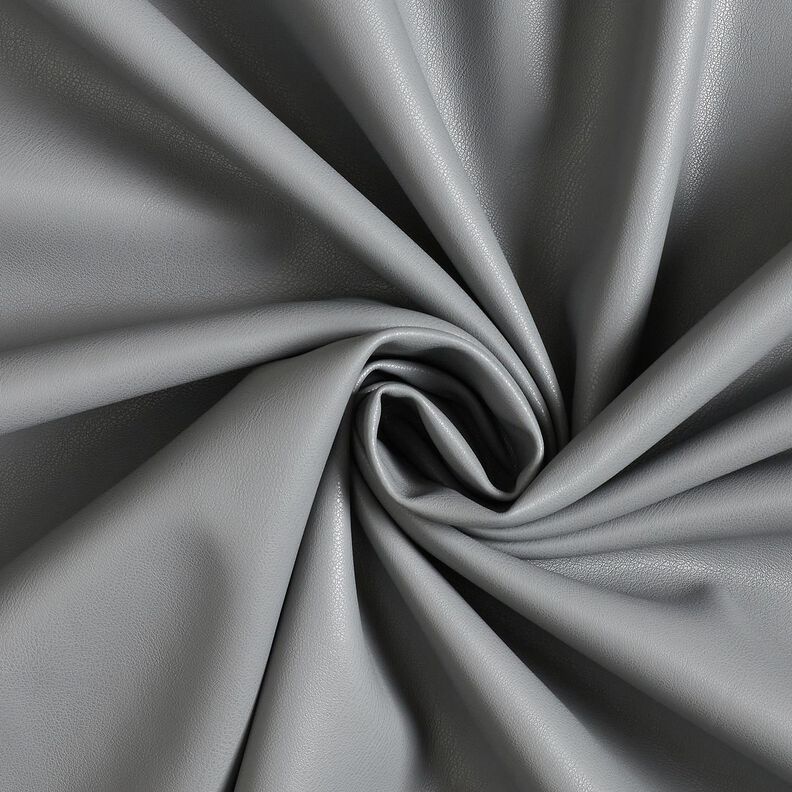 Imitation Leather with velour reverse  – grey,  image number 1