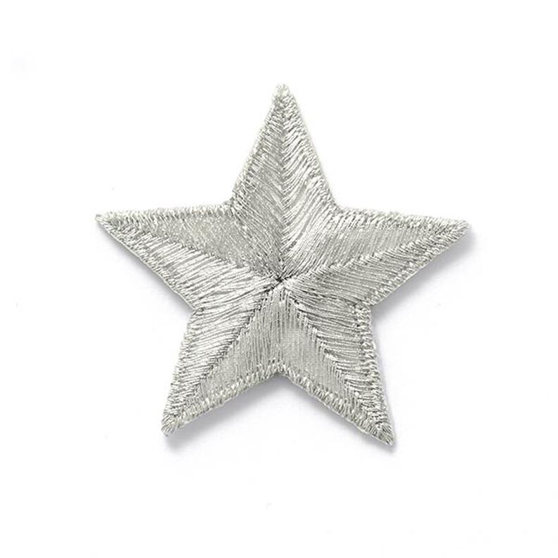 Patch Star – metallic silver,  image number 1