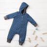 Denim Teddy Quilted Fabric – steel blue,  thumbnail number 8