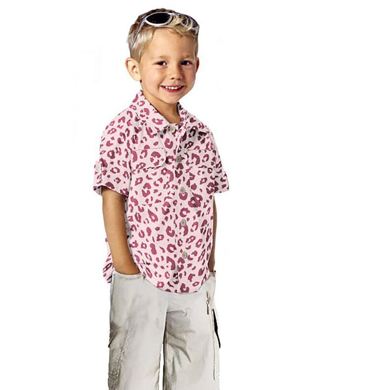 Cotton Jersey Leopard Print &ndash; pink/pink,  image number 5