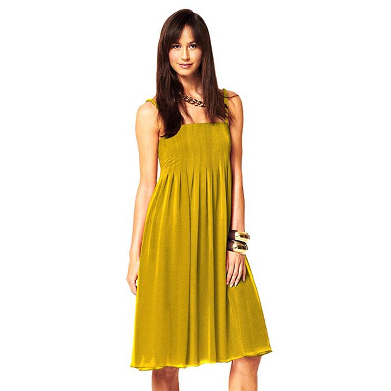 Lightweight Viscose Jersey – curry yellow,  image number 9
