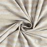 Cotton jersey melange glitter stripes – light grey/metallic gold,  thumbnail number 3