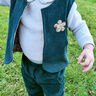Chunky Corduroy pre-washed Plain – petrol,  thumbnail number 6