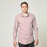 Narrow striped cotton fabric – white/peach orange,  thumbnail number 5