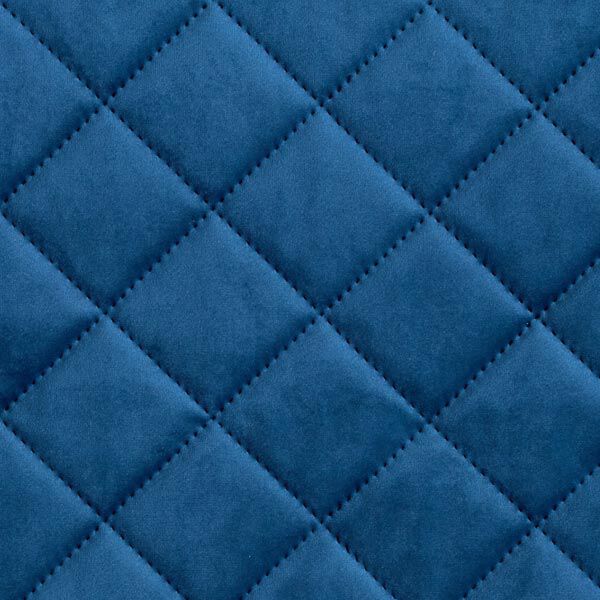 Upholstery Fabric Velvet Quilted Fabric – navy blue,  image number 1
