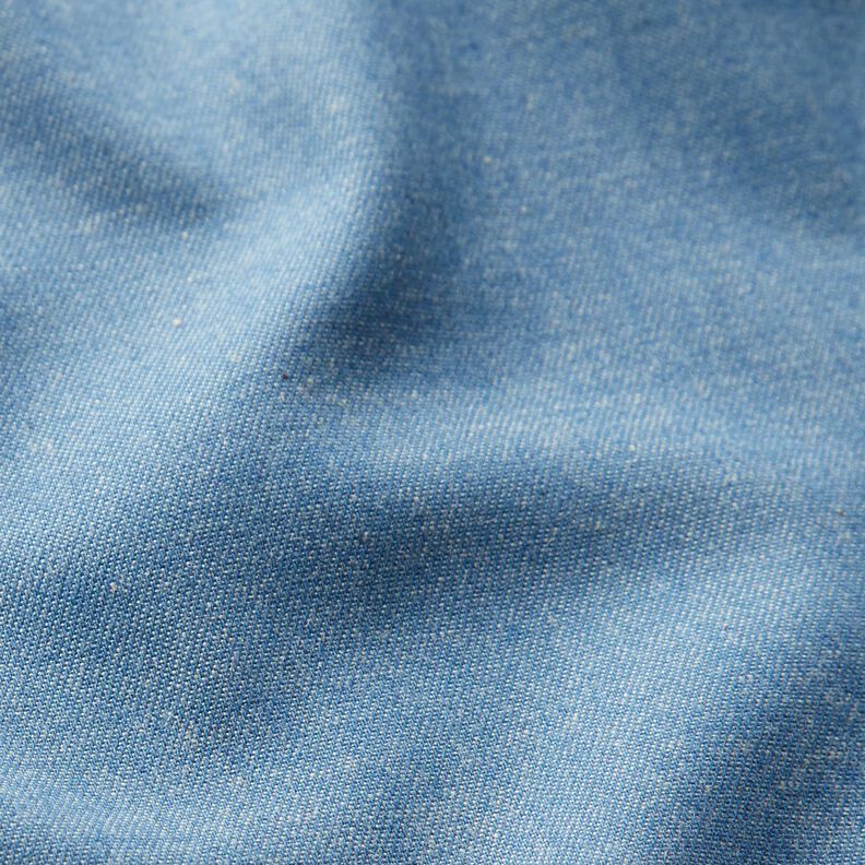 Lightweight cotton denim – light blue,  image number 2