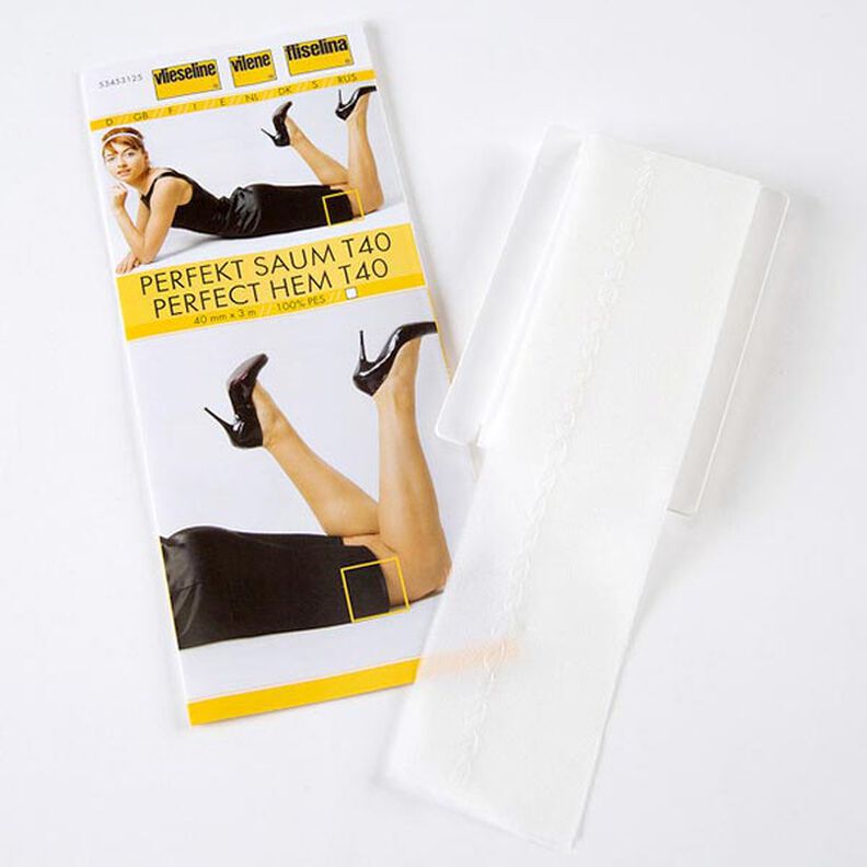 Perfect Hem [40 mm x 3 m] | Vilene – white,  image number 1