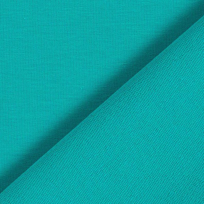 Light French Terry Plain – emerald green, image number 5
