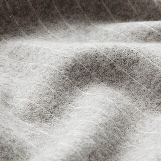 Jacquard knit brushed pinstripe – light grey, 