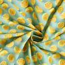 Cotton Poplin fresh lemons – eucalyptus/lemon yellow,  thumbnail number 3