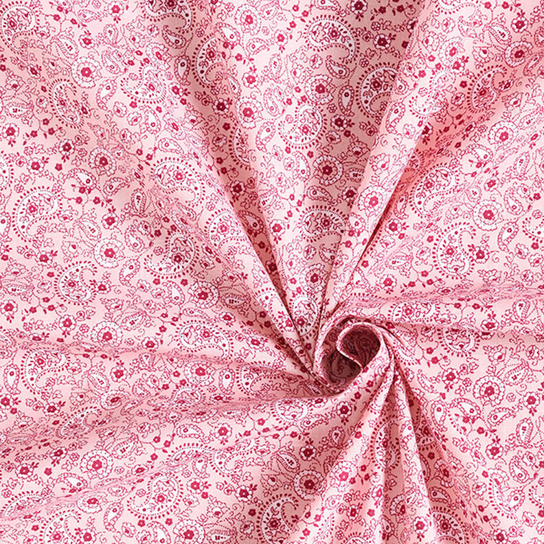 Cotton Cretonne Paisley – pink,  image number 3