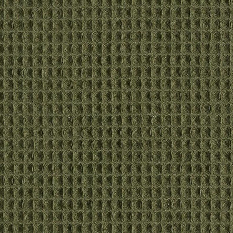 Waffle Piqué – dark olive,  image number 5