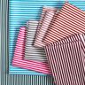 Cotton Poplin narrow stripes – burgundy/white,  thumbnail number 5